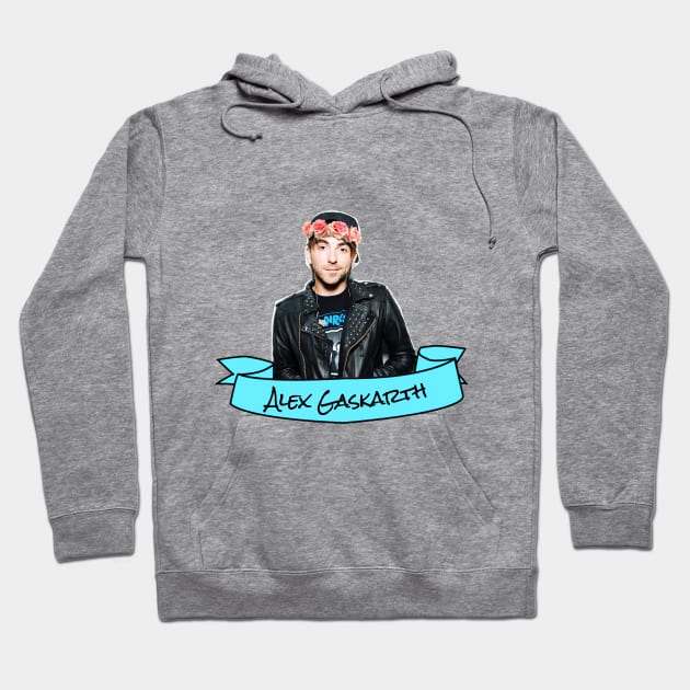 Alex Gaskarth Flower Crown Hoodie by lunalovebad